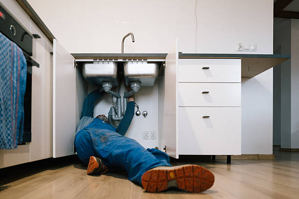 Professional Drain Cleaning technician working in Green Lane, PA